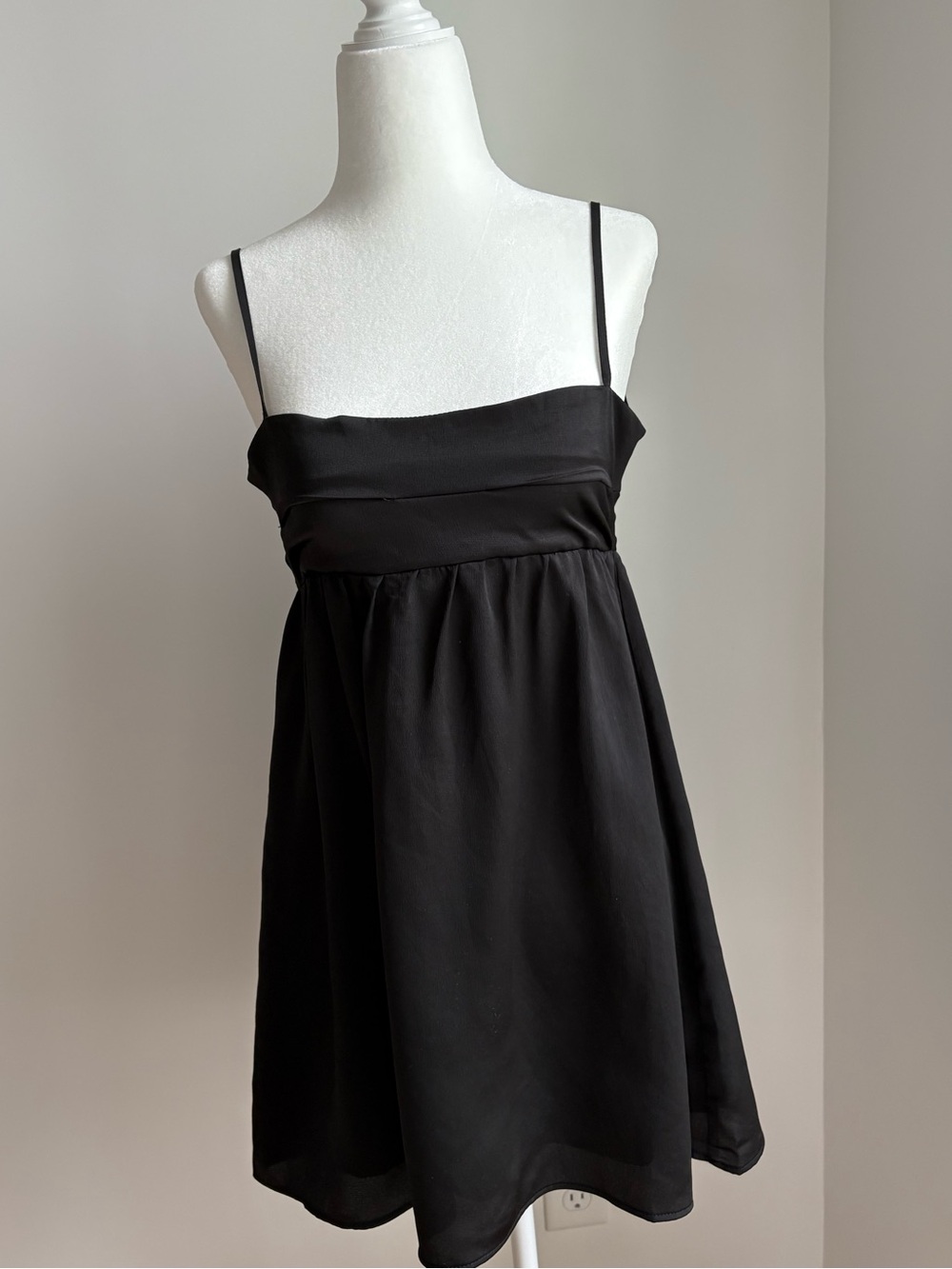 Princess Polly Ortega Mini Dress Black Lower Impact